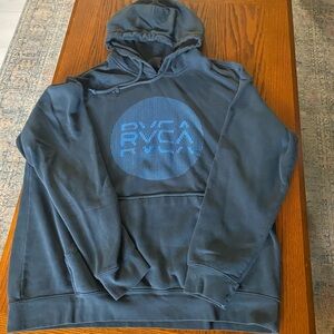 RVCA Dark Blue Graphic Hoodie